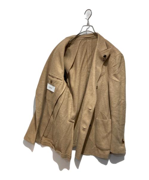 LARDINI（ラルディーニ）LARDINI (ラルディーニ) アルパカ ダブルジャケット ベージュ サイズ:50の古着・服飾アイテム