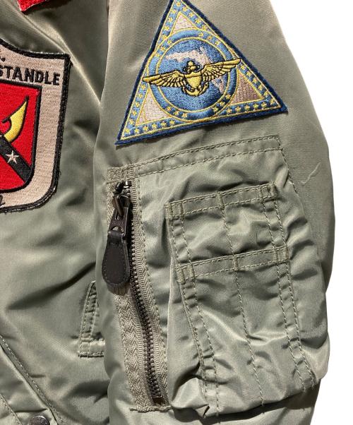 AVIREX（アヴィレックス）AVIREX (アヴィレックス) FAR EAST CRUISE MA-1 オリーブ サイズ:XLの古着・服飾アイテム