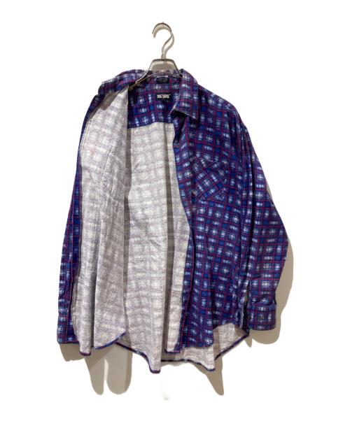 BIG YANK（ビッグヤンク）BIG YANK (ビッグヤンク) チェックシャツ ネイビー サイズ:XLの古着・服飾アイテム