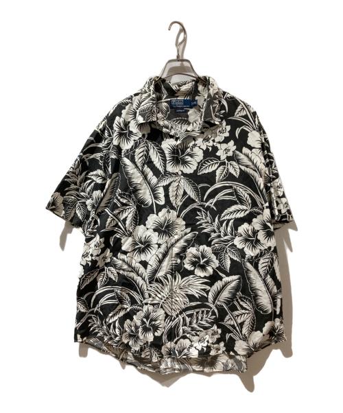 POLO RALPH LAUREN（ポロ・ラルフローレン）POLO RALPH LAUREN (ポロ・ラルフローレン) アロハシャツ ブラック サイズ:XXLの古着・服飾アイテム