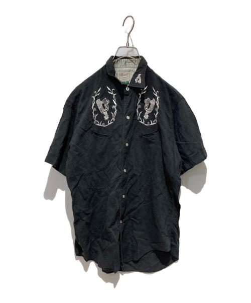 HBERC（エイチバーシー）HBERC (エイチバーシー) ウエスタンシャツ ブラック サイズ:不明の古着・服飾アイテム