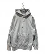 orSlowオアスロウ）の古着「Reverse Weave Heavy Weight Vintage Hoodie」｜グレー