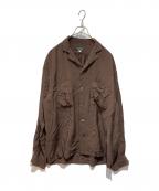 verytageベリーテイジ）の古着「ポプリンサックシャツ」｜ブラウン