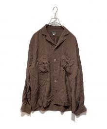 verytage（ベリーテイジ）の古着「ポプリンサックシャツ」｜ブラウン
