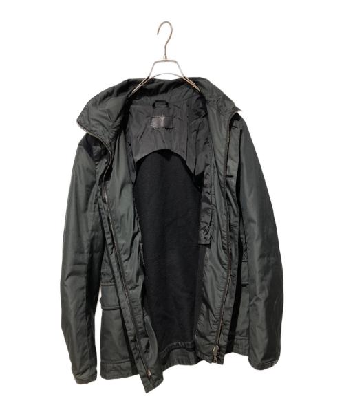 PRADA（プラダ）PRADA (プラダ) ナイロンフーデットジャケット ブラック サイズ:Mの古着・服飾アイテム