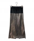 NAKAGAMIナカガミ）の古着「タイトスカート」｜ブラック