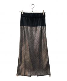 NAKAGAMI（ナカガミ）の古着「タイトスカート」｜ブラック