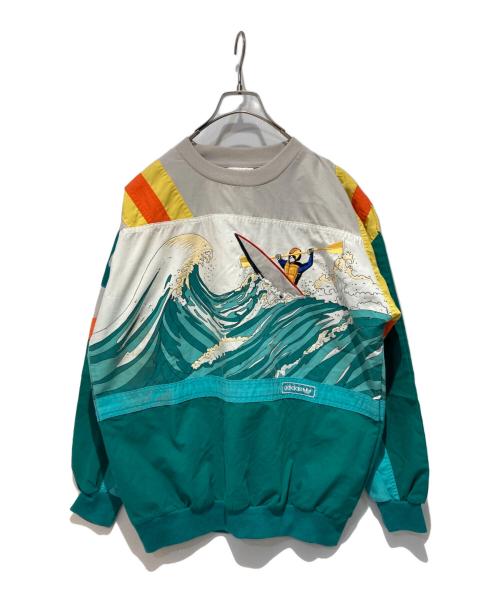 adidas（アディダス）adidas (アディダス) カヌープリントスウェット マルチカラー サイズ:不明の古着・服飾アイテム