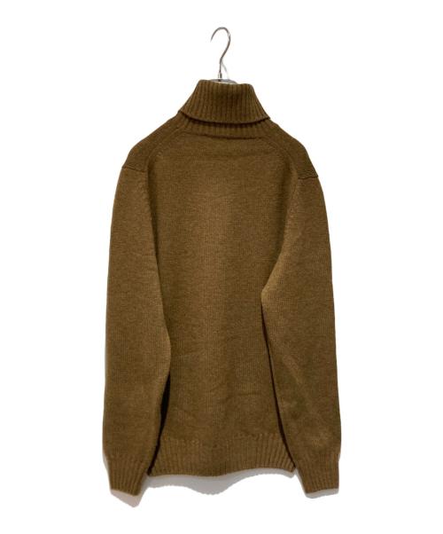 RING JACKET（リングジャケット）RING JACKET (リングジャケット) カシミヤ混タートルネックニット ブラウン サイズ:44の古着・服飾アイテム