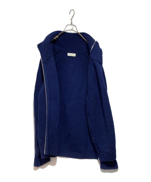 DRIES VAN NOTEN（ドリスヴァンノッテン）DRIES VAN NOTEN (ドリスヴァンノッテン) zipped sweater ネイビー サイズ:Sの古着・服飾アイテム