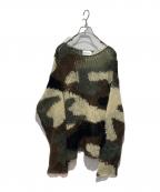 MAGIC STICKマジックスティック）の古着「モヘヤ混ニット」｜カーキ
