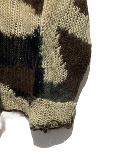 MAGIC STICK（マジックスティック）MAGIC STICK (マジックスティック) モヘヤ混ニット カーキ サイズ:Lの古着・服飾アイテム