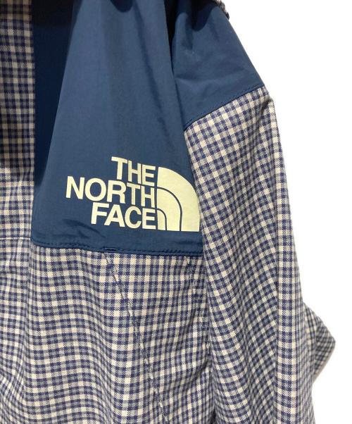 THE NORTH FACE（ザ ノース フェイス）THE NORTH FACE (ザ ノース フェイス) eYe JUNYA WATANABE CDG (アイコムデギャルソンジュンヤワタナベマン) 24ss コラボマウンテンパーカー ネイビー×ホワイト サイズ:Lの古着・服飾アイテム