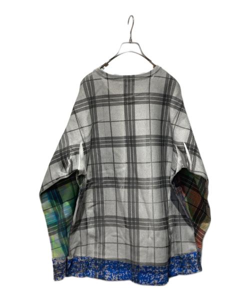 GEEK OUT STORE（ギーク アウト ストア）GEEK OUT STORE (ギーク アウト ストア) マルチカラーチェックプリントスウェット マルチカラー サイズ:Freeの古着・服飾アイテム