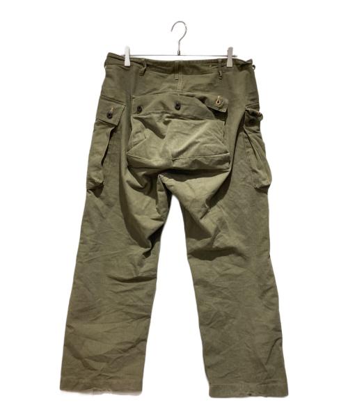 BUZZ RICKSON'S（バズリクソンズ）Buzz Rickson's (バズリクソンズ) U.S. MARINE CORPS HERRINGBONE PANTS カーキ サイズ:W36の古着・服飾アイテム