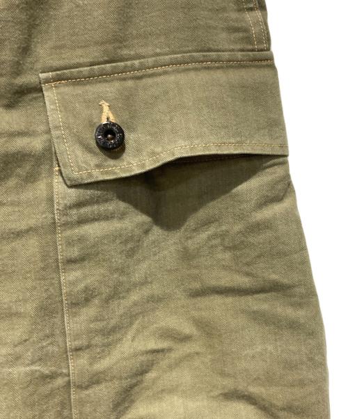 BUZZ RICKSON'S（バズリクソンズ）Buzz Rickson's (バズリクソンズ) U.S. MARINE CORPS HERRINGBONE PANTS カーキ サイズ:W36の古着・服飾アイテム