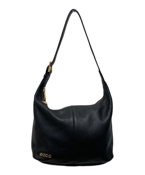 ECCO（エコー）ECCO (エコー) hobo soft pebbled ブラックの古着・服飾アイテム