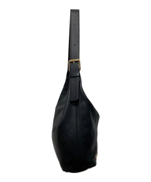 ECCO（エコー）ECCO (エコー) hobo soft pebbled ブラックの古着・服飾アイテム