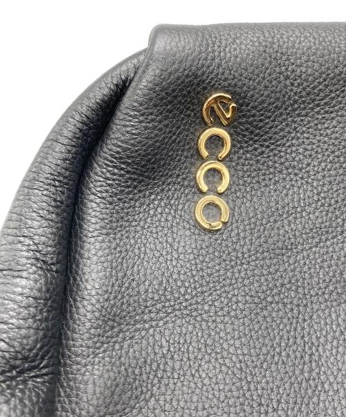 ECCO（エコー）ECCO (エコー) hobo soft pebbled ブラックの古着・服飾アイテム