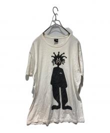 stussy×A BATHING APE（ステューシー×アベイシングエイプ）の古着「半袖Tシャツ」｜ホワイト