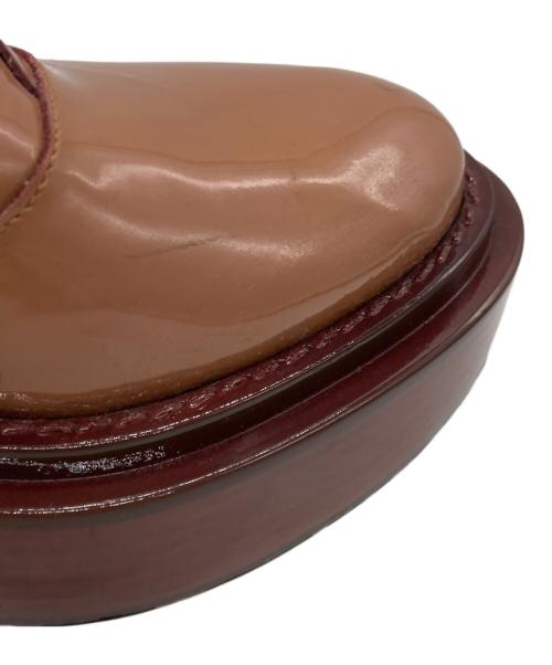 MM6 Maison Margiela（エムエムシックスメゾンマルジェラ）MM6 Maison Margiela (エムエムシックスメゾンマルジェラ) パテントボリュームソールシューズ ピンク サイズ:37の古着・服飾アイテム