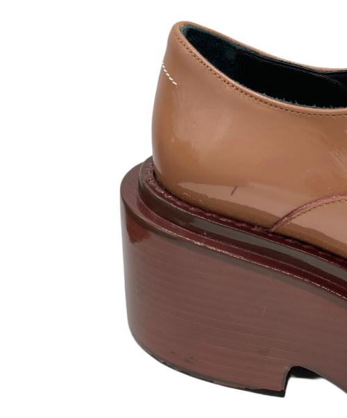 MM6 Maison Margiela（エムエムシックスメゾンマルジェラ）MM6 Maison Margiela (エムエムシックスメゾンマルジェラ) パテントボリュームソールシューズ ピンク サイズ:37の古着・服飾アイテム