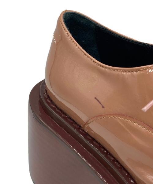 MM6 Maison Margiela（エムエムシックスメゾンマルジェラ）MM6 Maison Margiela (エムエムシックスメゾンマルジェラ) パテントボリュームソールシューズ ピンク サイズ:37の古着・服飾アイテム