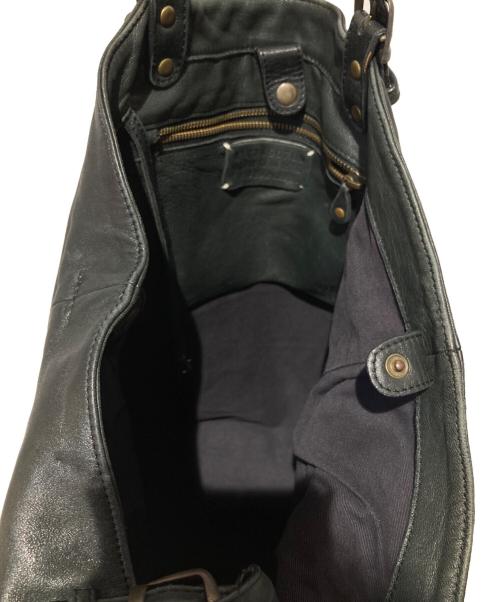 Maison Margiela（メゾンマルジェラ）Maison Margiela (メゾンマルジェラ) レザートートバッグ ブラックの古着・服飾アイテム