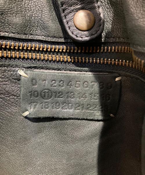 Maison Margiela（メゾンマルジェラ）Maison Margiela (メゾンマルジェラ) レザートートバッグ ブラックの古着・服飾アイテム