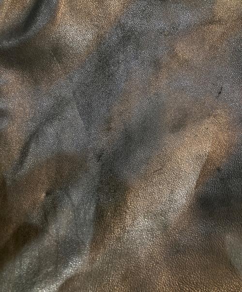 Maison Margiela（メゾンマルジェラ）Maison Margiela (メゾンマルジェラ) レザートートバッグ ブラックの古着・服飾アイテム