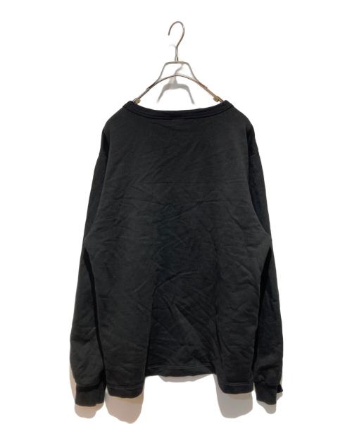 DRIES VAN NOTEN（ドリスヴァンノッテン）DRIES VAN NOTEN (ドリスヴァンノッテン) フリンジストライプスウェット ブラック サイズ:Sの古着・服飾アイテム