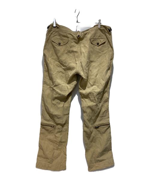 POLO RALPH LAUREN（ポロ・ラルフローレン）POLO RALPH LAUREN (ポロ・ラルフローレン) リネンパラシュートパンツ カーキ サイズ:W40の古着・服飾アイテム