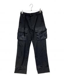 sacai（サカイ）の古着「スーチングナイロンツイルパンツ」｜ブラック