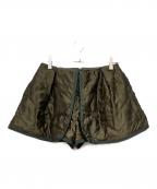 sacaiサカイ）の古着「Satin Quilted Shorts」｜グリーン