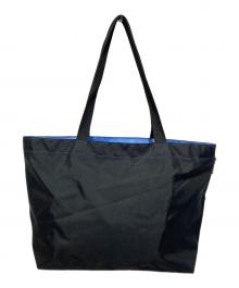 Herve Chapelier（エルベシャプリエ）の古着「舟形トート」｜ブルー×ブラック