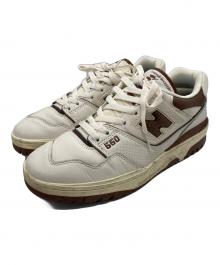 NEW BALANCE×Aime Leon Dore（ニューバランス×エメ レオン ドレ）の古着「コラボスニーカー」｜ホワイト×ブラウン