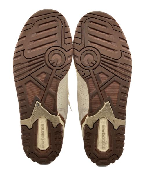 NEW BALANCE（ニューバランス）NEW BALANCE (ニューバランス) Aime Leon Dore (エメ レオン ドレ) コラボスニーカー ホワイト×ブラウン サイズ:26.5の古着・服飾アイテム