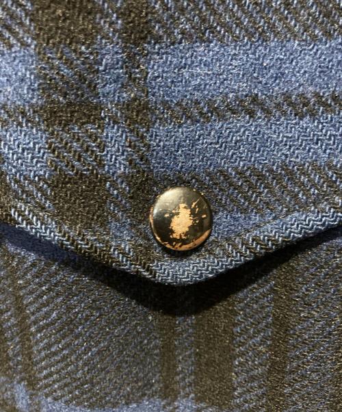 PENDLETON（ペンドルトン）PENDLETON (ペンドルトン) ウールチェックジャケット ブルー サイズ:Mの古着・服飾アイテム