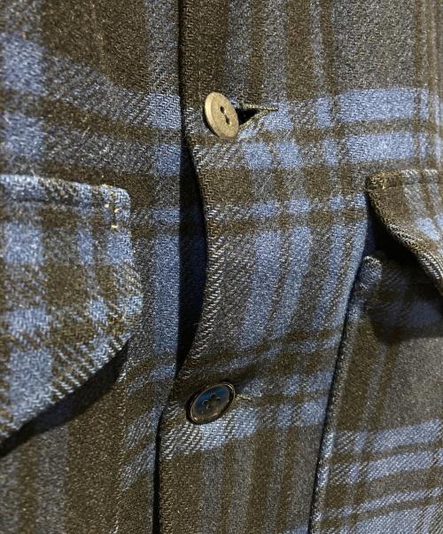 PENDLETON（ペンドルトン）PENDLETON (ペンドルトン) ウールチェックジャケット ブルー サイズ:Mの古着・服飾アイテム