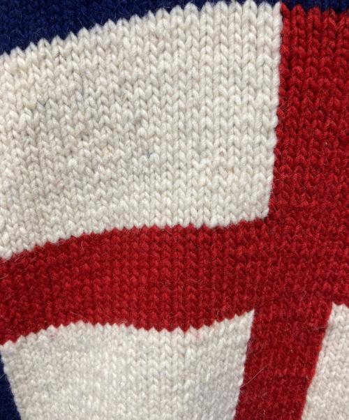 TheJ. Peterman Company（-）TheJ. Peterman Company (-) エクアドルニット ネイビー サイズ:Lの古着・服飾アイテム