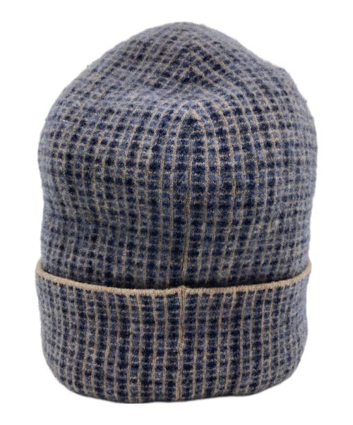 GUCCI（グッチ）GUCCI (グッチ) Wool Check Hat グレー サイズ:Mの古着・服飾アイテム