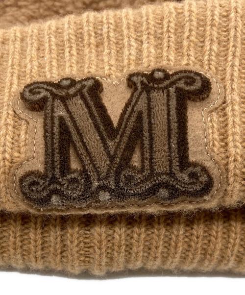 MaxMara（マックスマーラ）MaxMara (マックスマーラ) テディニットキャップ ブラウンの古着・服飾アイテム