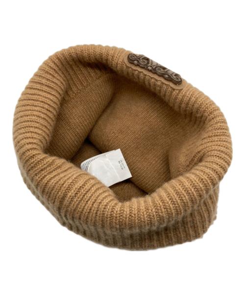 MaxMara（マックスマーラ）MaxMara (マックスマーラ) テディニットキャップ ブラウンの古着・服飾アイテム