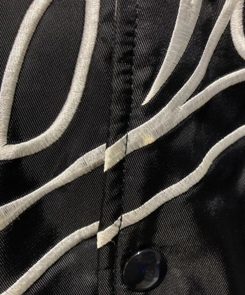 SUPREME（シュプリーム）Supreme (シュプリーム) Contrast Script Varsity Jacket ブラック サイズ:XLの古着・服飾アイテム