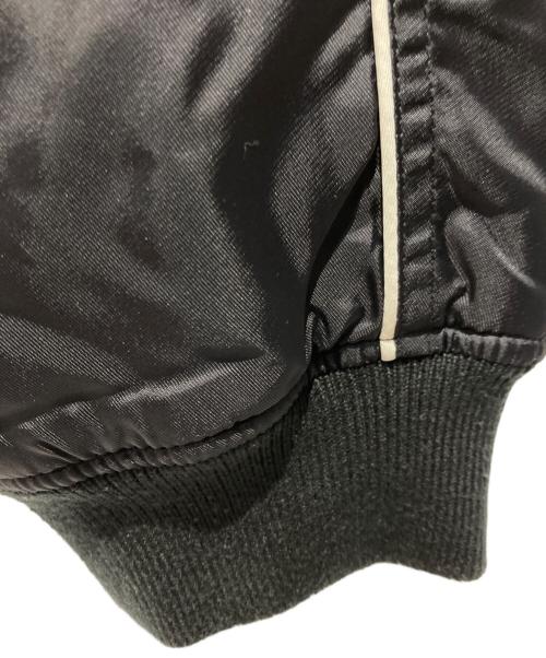 SUPREME（シュプリーム）Supreme (シュプリーム) Contrast Script Varsity Jacket ブラック サイズ:XLの古着・服飾アイテム