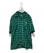Hysteric Glamourヒステリックグラマー）の古着「グリーンチェックシャツ」｜グリーン