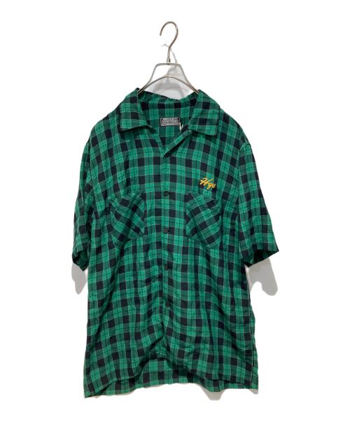 Hysteric Glamour（ヒステリックグラマー）Hysteric Glamour (ヒステリックグラマー) グリーンチェックシャツ グリーン サイズ:Mの古着・服飾アイテム