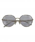 PRADAプラダ）の古着「サングラス」｜ゴールド