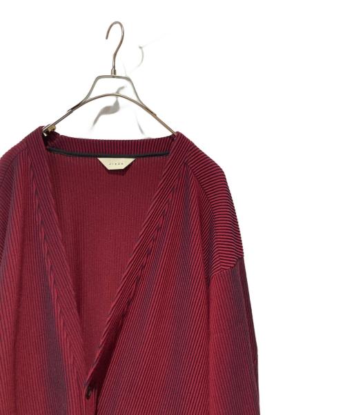 jieda（ジエダ）Jieda (ジエダ) RIPPLE CARDIGAN レッド サイズ:2の古着・服飾アイテム