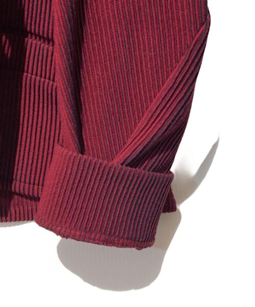jieda（ジエダ）Jieda (ジエダ) RIPPLE CARDIGAN レッド サイズ:2の古着・服飾アイテム